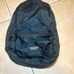 ? Hollister navy blue hiking traveling school backpack JanSport Cross Town Unisex Navy Blue School Bookbag Backpack  main image 3